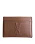Yves Saint Laurent Embroidered Logo Card Holder, front view